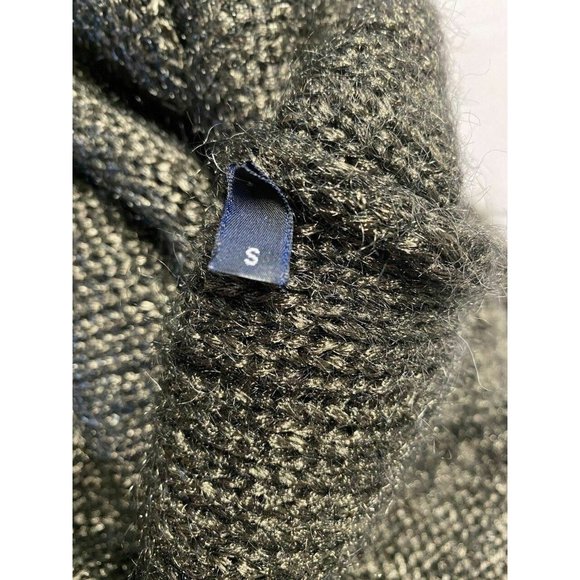 Trussardi Jeans Sleeveless Turtleneck Metallic Dar - Picture 10 of 11